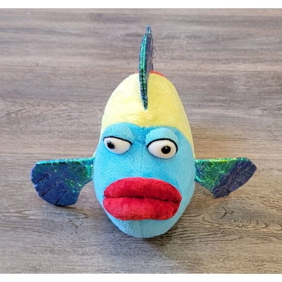 Ganz Webkinz Pucker Fish Multicolor Crinkle Fins Big Lips #HM438 - Picture 3 of 11